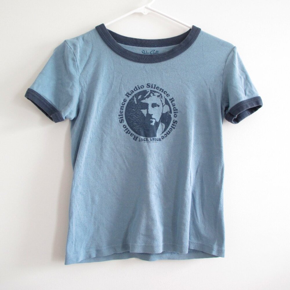Brandy Melville Hailie Radio Silence Top in Blue